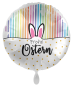 Preview: Folienballon - Frohe Ostern, Regenbogen - ø 43cm